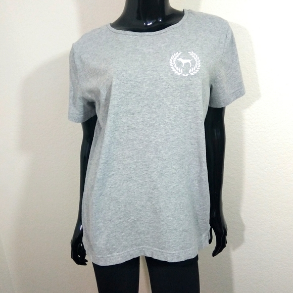 Victoria's Secret Tops - Victoria's Secret Pink Gray Tee Shirt WT6